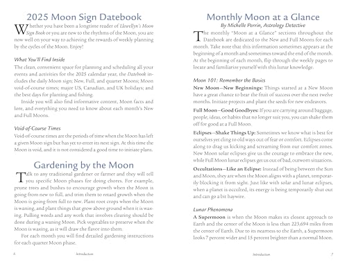 Llewellyn - 's 2025 Moon Sign Datebook : Weekly Planning by the Cy image 3