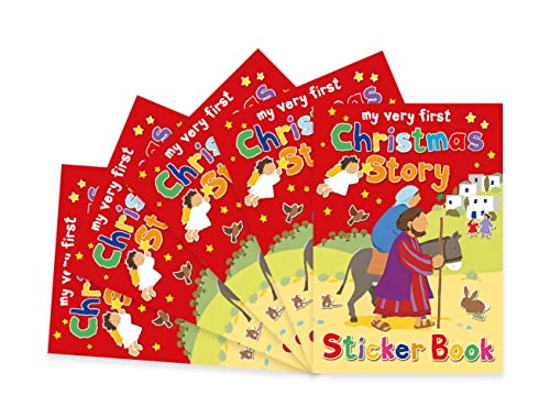 Christmas Story Sticker Book : Pack of 5 - Paperback image 1