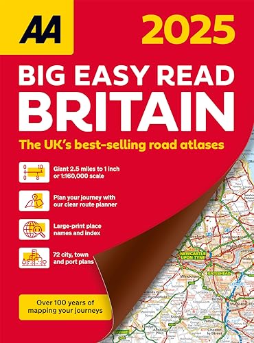 AA Big Easy Read Atlas Britain 2025 - Paperback image 1