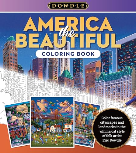 Eric Dowdle - Coloring Book: America the Beautiful : Color famous city image 1