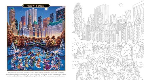 Eric Dowdle - Coloring Book: America the Beautiful : Color famous city image 3