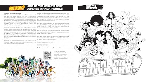 Saturday AM - Manga and Comics Coloring Book - Paperback image 2