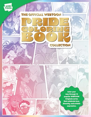 Walter Foster Creati - Official WEBTOON Pride Coloring Book Collection image 1