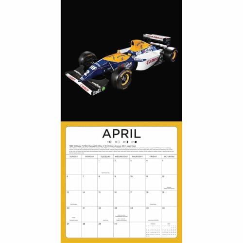 Art of the Formula 1 Race Car 2025 : 16-Month Calendar--September 2024 image 2