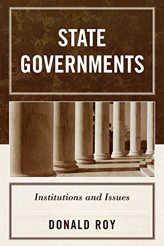 State Governments : Institutions and Issues