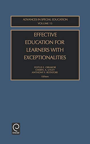 Effective Education for Learners with Exceptionalities