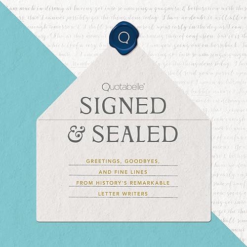 Quotabelle - Signed & Sealed : Greetings, Goodbyes, and Fine Lines fro image 1