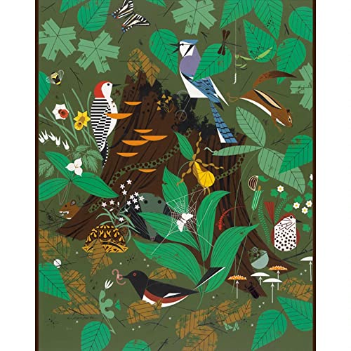 Charley Harper Woodland Wonders 1000-Piece Jigsaw Puzzle - Non-book it image 1