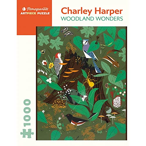 Charley Harper Woodland Wonders 1000-Piece Jigsaw Puzzle - Non-book it image 2