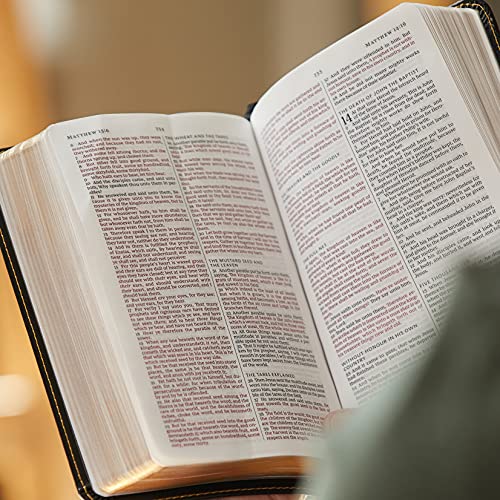 Thomas Nelson - KJV, Value Thinline Bible, Compact, Leathersoft, Brown image 3