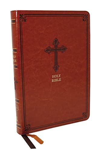 Thomas Nelson - KJV, Thinline Bible, Leathersoft, Brown, Red Letter Ed image 1