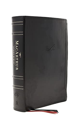 ESV, MacArthur Study Bible, 2nd Edition, Leathersoft, Black : Unleashi image 1
