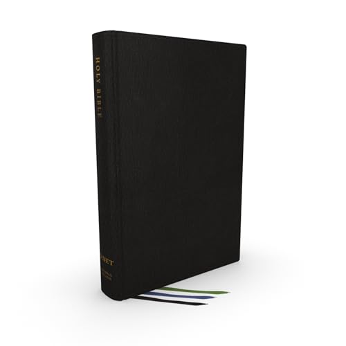 Thomas Nelson - NET Bible, Thinline Large Print, Genuine Leather, Blac image 1