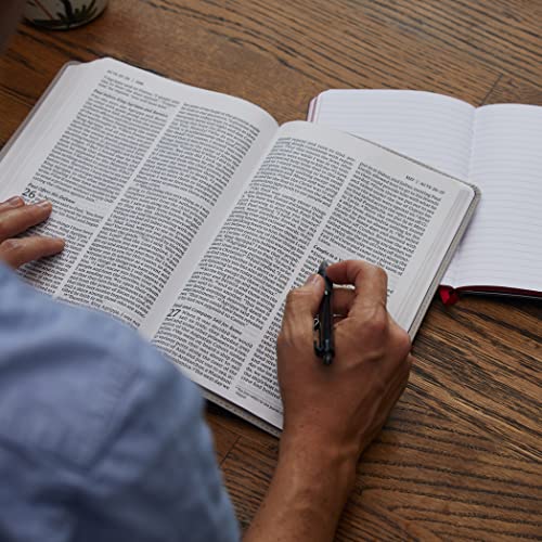 Thomas Nelson - NET Bible, Thinline Large Print, Genuine Leather, Blac image 5