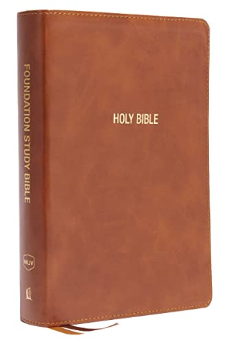 Thomas Nelson - NKJV, Foundation Study Bible, Large Print, Leathersoft image 1