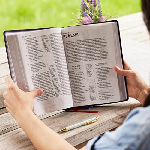 Thomas Nelson - NKJV, Giant Print Center-Column Reference Bible, Verse image 5