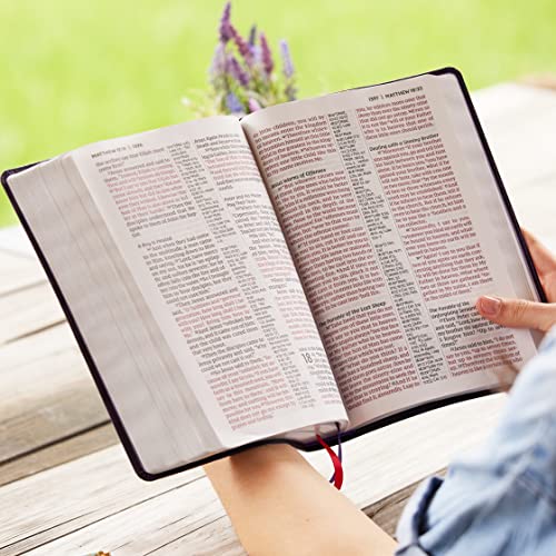 Thomas Nelson - NKJV, Giant Print Center-Column Reference Bible, Verse image 6