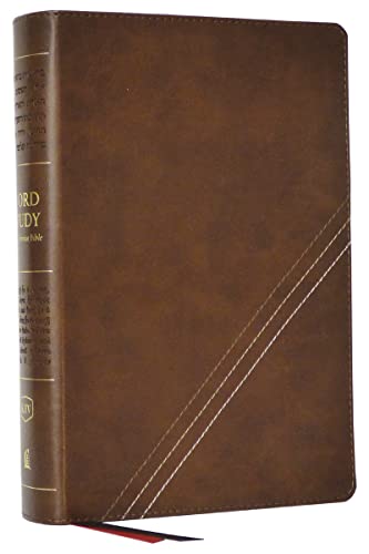 Thomas Nelson - KJV, Word Study Reference Bible, Leathersoft, Brown, R image 1