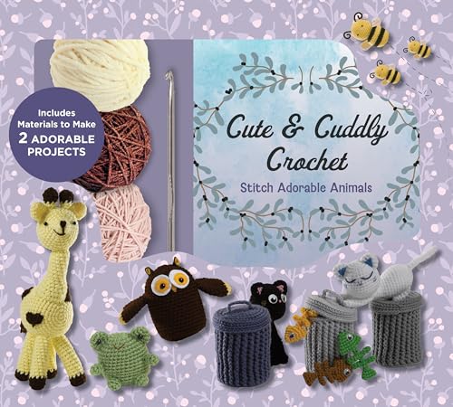 Editors of Chartwell - Cute and Cuddly Crochet Kit : Stitch Adorable A image 1