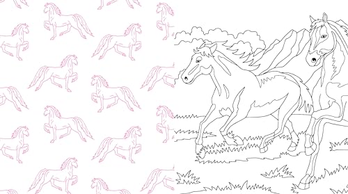 Editors of Chartwell - Beautiful Horses Coloring Book : Color Your Fav image 6