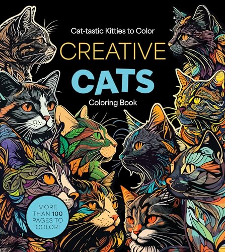 Editors of Chartwell - Creative Cats Coloring Book : Cat-tastic Kittie image 1