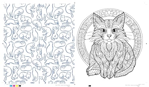 Editors of Chartwell - Creative Cats Coloring Book : Cat-tastic Kittie image 3