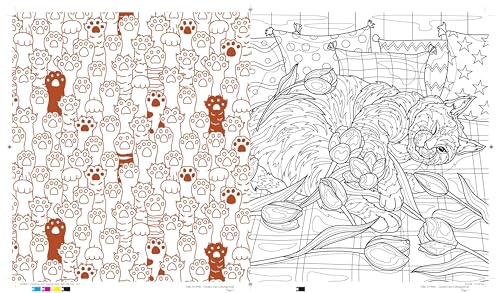 Editors of Chartwell - Creative Cats Coloring Book : Cat-tastic Kittie image 4