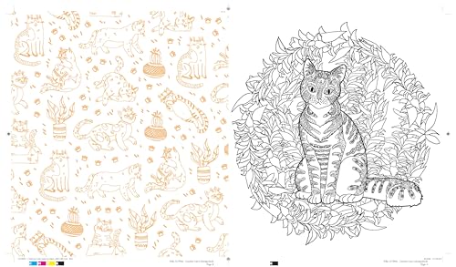 Editors of Chartwell - Creative Cats Coloring Book : Cat-tastic Kittie image 5