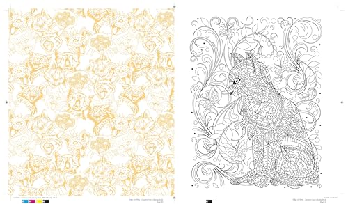 Editors of Chartwell - Creative Cats Coloring Book : Cat-tastic Kittie image 6