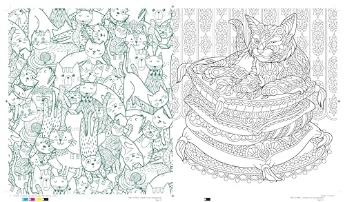Editors of Chartwell - Creative Cats Coloring Book : Cat-tastic Kittie image 7