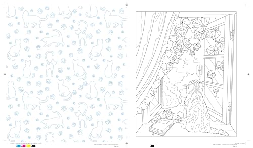 Editors of Chartwell - Creative Cats Coloring Book : Cat-tastic Kittie image 8