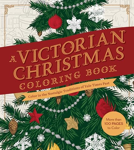 Editors of Chartwell - A Victorian Christmas Coloring Book : Color in image 1