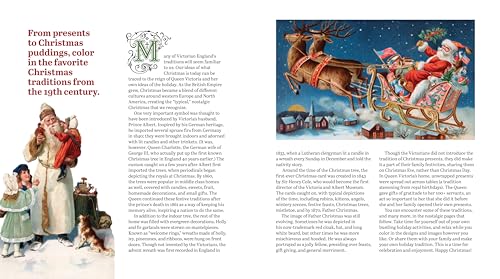 Editors of Chartwell - A Victorian Christmas Coloring Book : Color in image 2