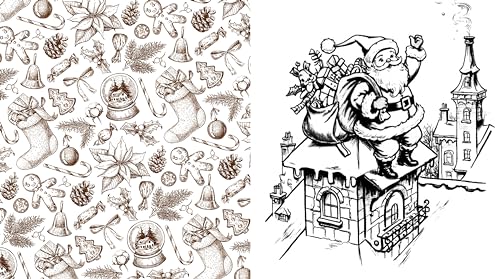 Editors of Chartwell - A Victorian Christmas Coloring Book : Color in image 5