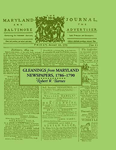 Gleanings from Maryland Newspapers 1786-90