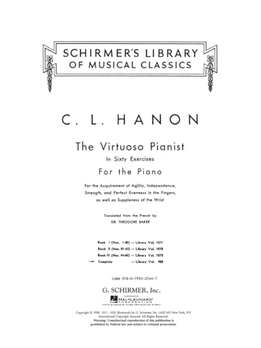 Charles Hanon - Hanon : The Virtuoso Pianist In Sixty Exercises For Th image 2