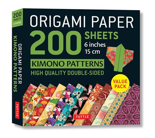 Origami Paper 200 sheets Kimono Patterns 6 (15 cm) - Non-book item image 1