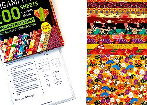Origami Paper 200 sheets Kimono Patterns 6 (15 cm) - Non-book item image 2