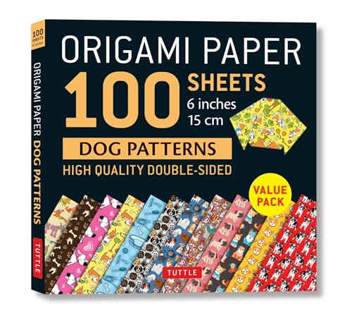 Origami Paper 100 sheets Dog Patterns 6 (15 cm) - Non-book item image 1
