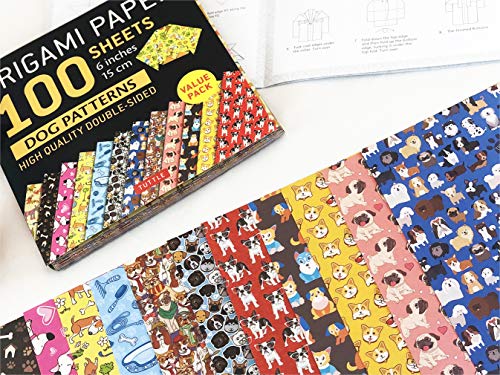 Origami Paper 100 sheets Dog Patterns 6 (15 cm) - Non-book item image 2
