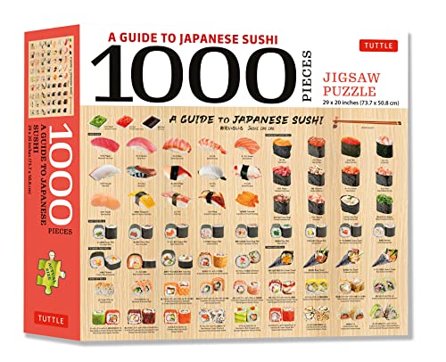 A Guide to Japanese Sushi - 1000 Piece Jigsaw Puzzle : Finished Size 2 image 1