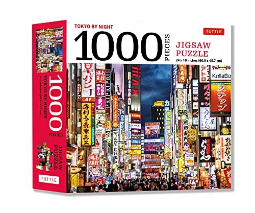 Tokyo by Night - 1000 Piece Jigsaw Puzzle : Tokyo's Kabuki-cho Dis image 1