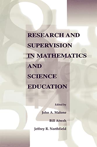 Research and Supervision in Mathematics and Science Education