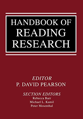 Handbook of Reading Research