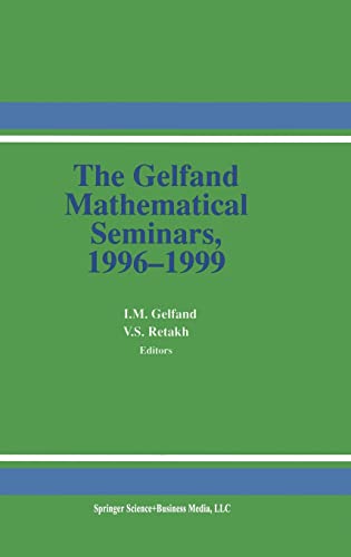 The Gelfand Mathematical Seminars, 1996-1999