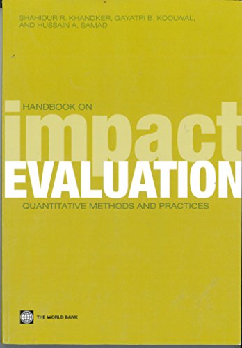 Handbook on Impact Evaluation: Quantitative Methods and Practices