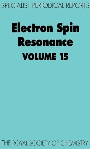 Electron Spin Resonance: Volume 15