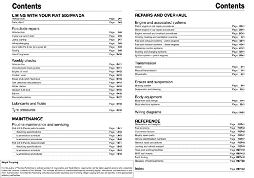 Haynes Publishing - Fiat 500 & Panda Petrol & Diesel 04-12 - Paperback image 5
