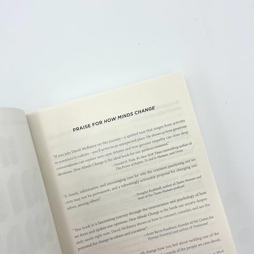 David McRaney - How Minds Change : The New Science of Belief, Opinion image 8