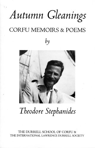 ODOR STEPHANIDES - AUTUMN GLEANINGS: CORFU MEMOIRS AND POEM - Paperbac image 1